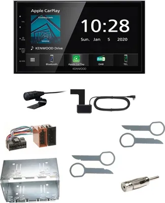 Produktbild von Kenwood DMX5020DABS Bluetooth USB MP3 DAB+ Einbauset für Mercedes ML W163
