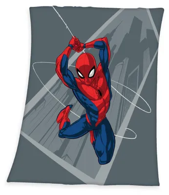 Produktbild von Spiderman Fleecedecke Schmusedecke Kuscheldecke 130 x 170 cm