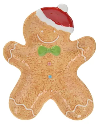 Produktbild von Servierplatte COOKIE, Lebkuchenfigur, 22 x 19 cm