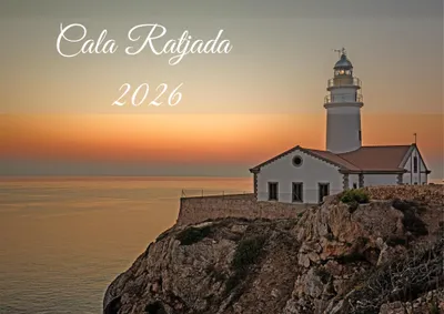 Image de raxxa Premium calendrier mensuel Cala Ratjada 2026 DIN-A4 paysage