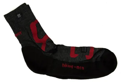 Produktbild von Rohner 60-2461/135, Mittelwadensocken, Schwarz, Rot, Erwachsener, Männlich, XL, 44 - 46