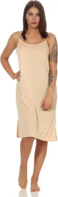 Immagine prodotto di Camicia da notte donna pigiama estate senza maniche; beige M