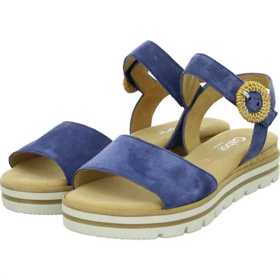 Produktbild von Riemchensandalen Blau, 224-010: Englisch:8, Color:blau 3