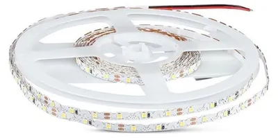 Immagine prodotto di V-TAC VT-2835-S striscia led 12V SMD2835 modellabile 5M 4.2W/M 60LED/M 100LM/W monocolore bianco freddo 6500K IP20 - SKU 212561