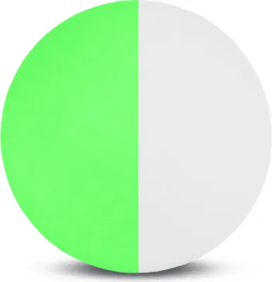 Produktbild von Sunflex Tischtennisbälle - 1 Ball  Weiß-Grün | Tischtennisball Plastikball Ball Tischtennis TT Tabletennis