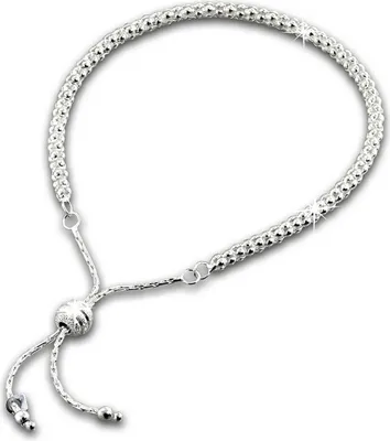 Produktbild von SilberDream Armband Damen Himbeerkette ECHT 925 Silber 24cm Armschmuck D2SDA7003J