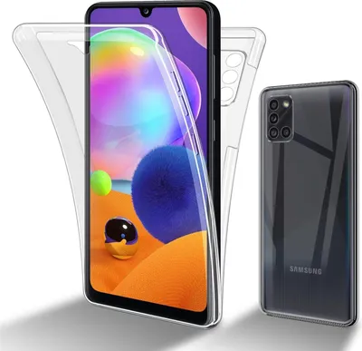 Image de Cadorabo Housse de protection pour Samsung Galaxy A31 Housse en naturel 360° Etui Full Body Housse de portable Cover Case
