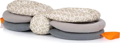 Image de Chipolino Coussin Bébé 3 en 1 Coussin de jeu, Coussin d'allaitement, Coussin d'assise, Coussin de soutien beige
