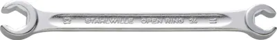 Zdjęcie produktu dla Stahlwille 24 Otwarty klucz dwupierścieniowy, kątowy, OPEN-RING 9 x 11 mm 41080911