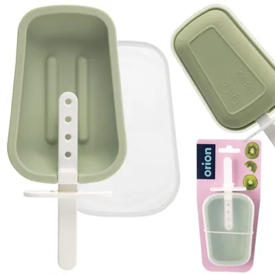 Image de Moule à glace en silicone avec couvercle