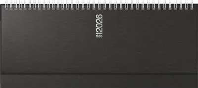 Produktbild von 2026 Rido Querterminbuch septant 305×105 mm sw