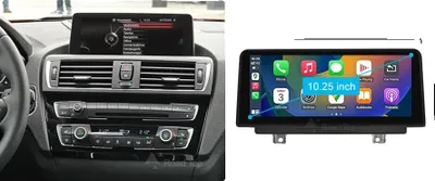 Zdjęcie produktu dla Carplay, wyświetlacz multimedialny, obsługa Android Auto, kompatybilny z BMW serii 1/2/3/4 F20/F21/F22/F30/F31/F33/F34/F36, 102 LHD F20 CIC NBT
