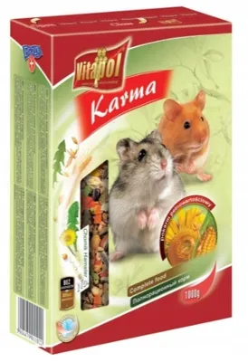 Obrázek produktu pro Vitapol zvp-1100, Seno, 500 g, Křeček, Vitamín A, Vitamín B2, Vitamín B3, Vitamín D, Vitamín E