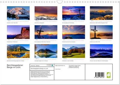 Produktbild von Berchtesgadener Berge im Licht (Wandkalender 2026 DIN A3 quer), CALVENDO Monatskalender