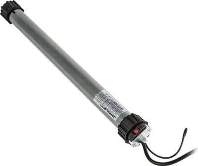 Produktbild von Jarolift Funk-Rollladenmotor TDEF, TDEF 10/13 (10 Nm / SW60) leiser Funkmotor mit Rolling Code, Blockiererkennung, Zwischenposition, IP44, inkl. Adapter & Lager