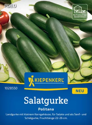 Produktbild von Kiepenkerl Salatgurkensamen Politana Cucumis sativus 8 Pflanzen