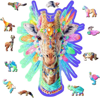 Immagine prodotto di Puzzle di HOLZSTADT - Natty Giraffe