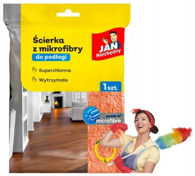 Zdjęcie produktu dla Jan Niezbędny Ścierka z mikrofibry do podłogi 1szt