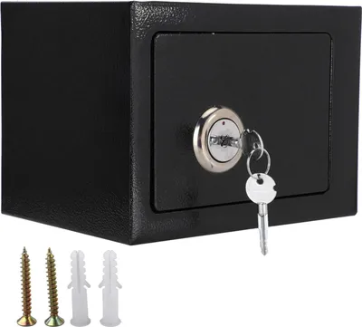 Produktbild von Langlebig Starke Hohe Sicherheit Stahl Safe Box Key Operated Geld Bargeld Lagerung Home Office