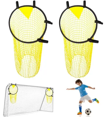 Immagine prodotto di 2 porte da calcio con struttura per allenamento di tiro