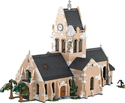 Image de Cobi Historical Collection World War II 2299 Église Sainte-Mére-Egliste 6 juin 1944 D-Day 2299