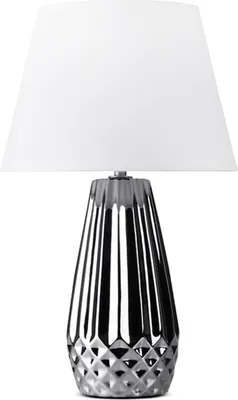 Obrázok produktu pre KONSIMO "ERANA" stolová lampa, strieborná, keramika