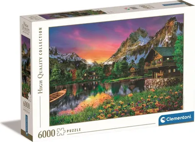 Produktbild von Clementoni Puzzle Alpine Lake, 6000 Teile.
