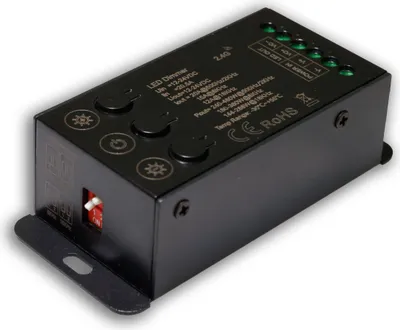 Produktbild von ISOLED Sys-Pro Funk Mesh Multi-PWM Dimmer mit Bedientasten, 1 Kanal, 12-24V DC 12-20A