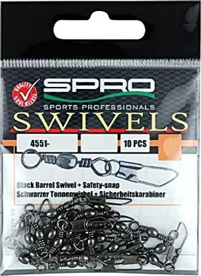 Produktbild von Spro Barrel Swivel + Safety Snap Gr.6