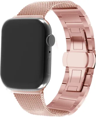 Produktbild von Strap-it Apple Watch Milanese Stahlarmband (Roségold)