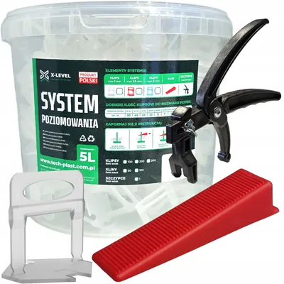 Produktbild von X-level Fliesennivelliersystem 500 Clips 1mm Fuge Zange