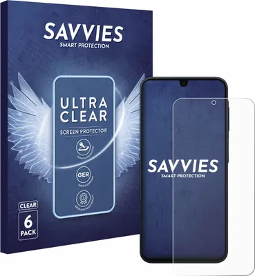 Produktbild von 6x Für Samsung Galaxy A16 4G / A17 4G Schutzfolie Savvies Displayschutz Display Schutz Folie Klar Transparent