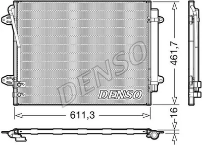 Produktbild von DENSO DCN32012 Kondensator Klimaanlage Klimakondensator für VW Passat Variant (3C5) +Trockner
