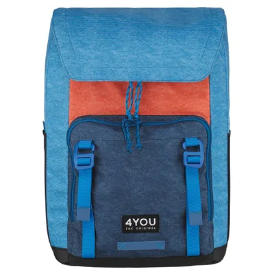Produktbild von 4YOU Schulrucksäcke blau 606-80-00766