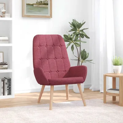 Obrázok produktu pre Maison Exclusive – Relaxačné kreslo z látky vo farbe vínovo červenej
