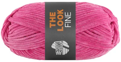 Zdjęcie produktu dla Lana Grossa THE LOOK FINE 50 g delikatnej i aksamitnie miękkiej przędzy szenilowej 100 m kolor 114 - różowy