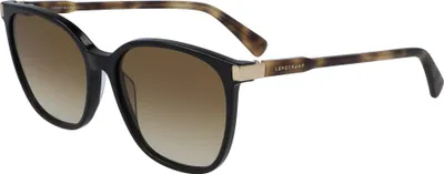Produktbild von Longchamp LO612S Black/havana 54/16/140 Damen Sonnenbrillen