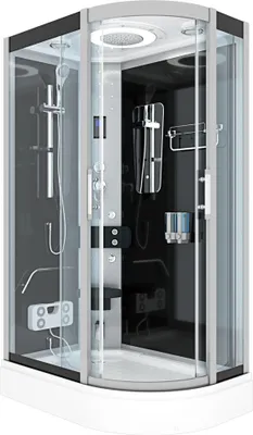 Produktbild von Dusche Duschkabine D60-73T3R-EC Duschtempel Sauna 80x120 cm