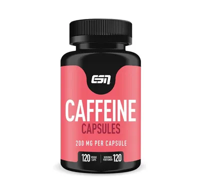 Produktbild von ESN Caffeine Caps, Kapsel, Original, Koffein, 120 Stück(e), 0,2 g, Deutschland