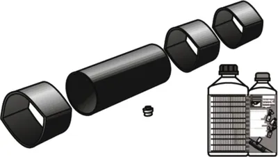 Produktbild von KE Kelit PEX40, KELIT PEX, CASAFLEX Verbindungsmuffe, 126, 1 Stk.