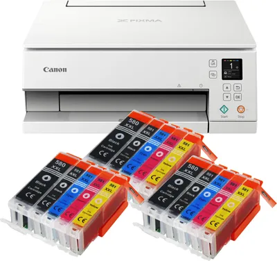 Produktbild von Canon Pixma TS6351a Multifunktionsdrucker mit 15 XXL Patronen