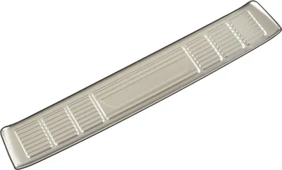 Produktbild von Heckstoßstangenschutz aus Edelstahl, silberfarben, hochfest, rostfrei, für HIACE 2005–2018