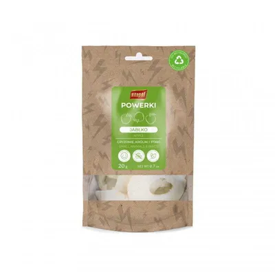 Produktbild von Gefriergetrockneter Apfel Für Papageien, Nager, Kaninchen - Vitapol Powerki 20G
