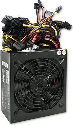 Produktbild von Qoltec ATX-Netzteil 1600W | 80 Plus Gold | Data Mining