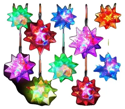 Produktbild von Leuchtende Halskette, LED-Design, Ideal für Partys, Zufällige Farbe, 20pcs