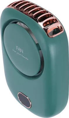 Image de Mini ventilateur électrique portable sans pale pour l'extérieur, le sport et le voyage, avec chargeur USB Vert
