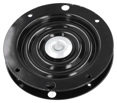 Image de Plaque de support à billes pivotante de remplacement, avec siège complet en billes, pour plateau tournant pivotant, adaptée aux meubles, aux chaises et aux tabourets de bar, diamètre de 15 cm