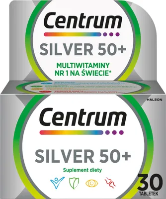 Produktbild von Centrum Silver 50+ Multiwitaminy, 30 tabletek
