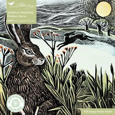 Immagine prodotto di Angela Harding Hidden Hares 1000pc Jigsa – Lingua: Inglese