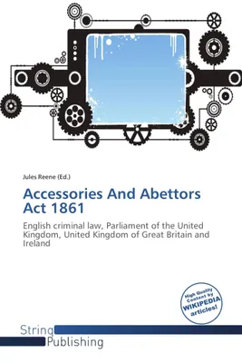 Produktbild von Accessories & Abettors Act 186
